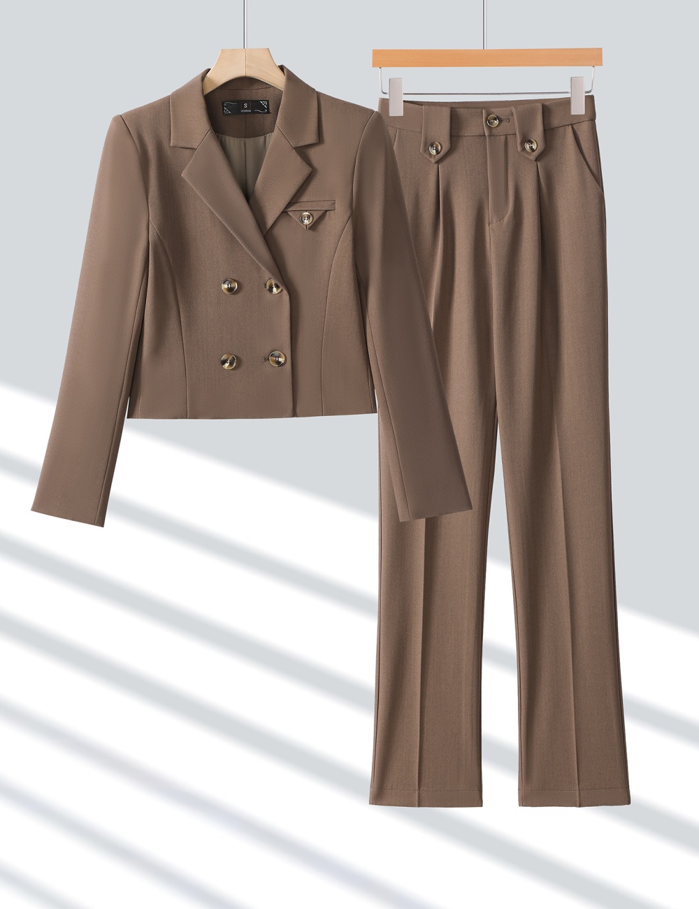 Overalls suit pants long sleeve business suit a set for women