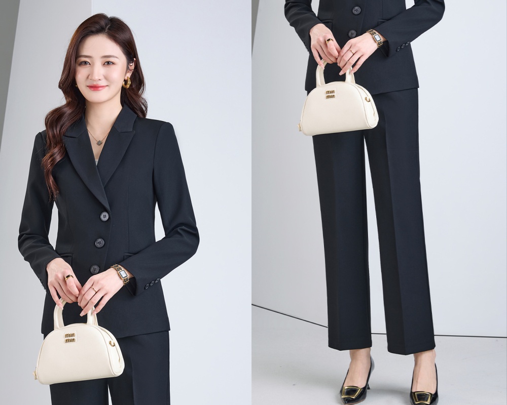 Overalls coat profession suit pants a set for women