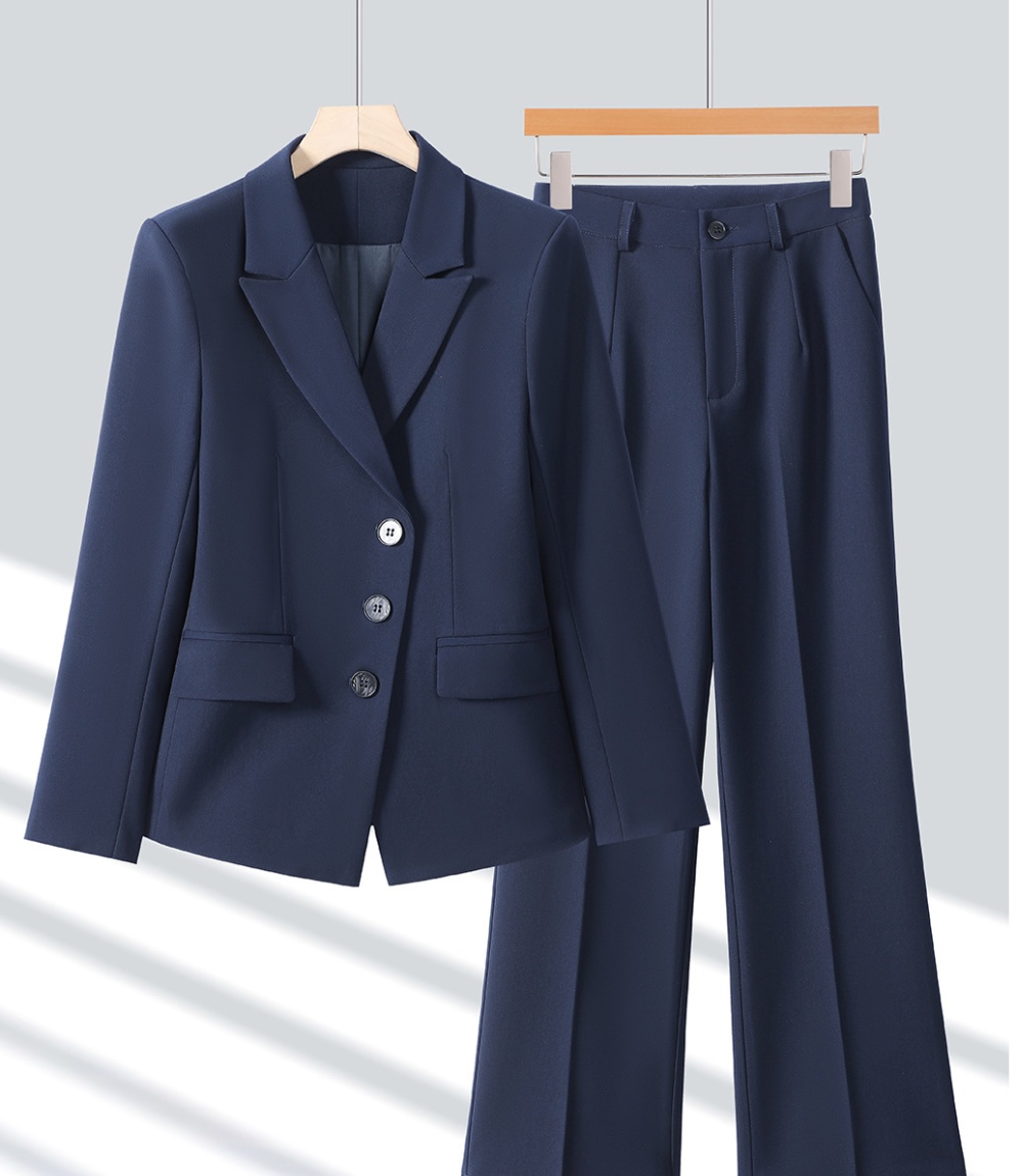 Overalls coat profession suit pants a set for women