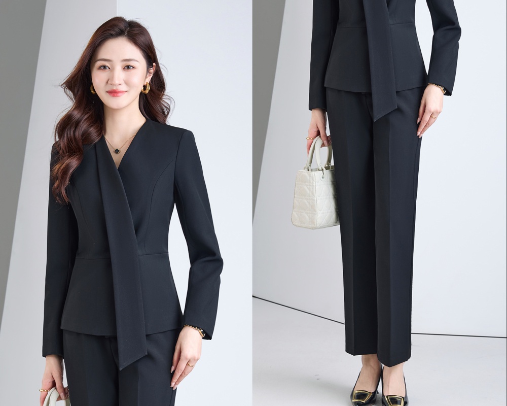 Overalls coat profession suit pants a set for women