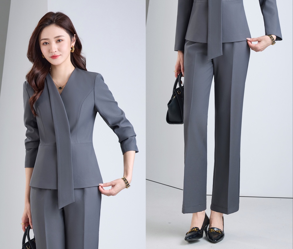 Overalls coat profession suit pants a set for women