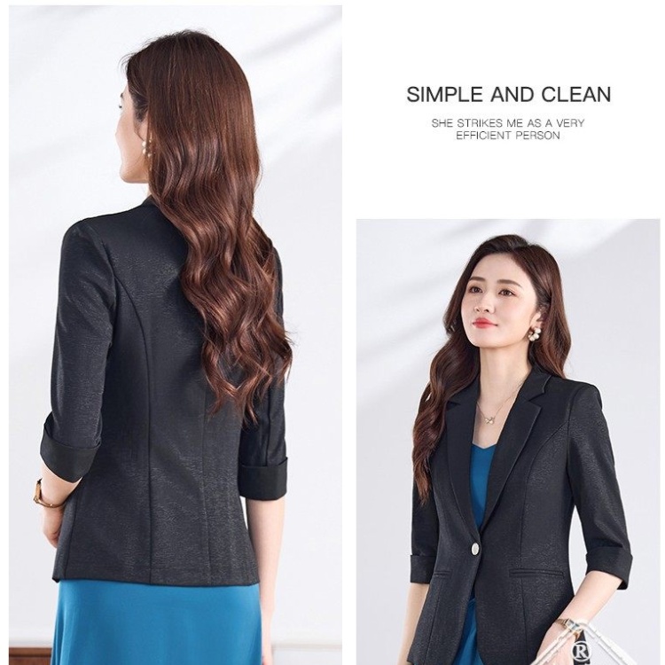 Overalls coat short sleeve business suit for women