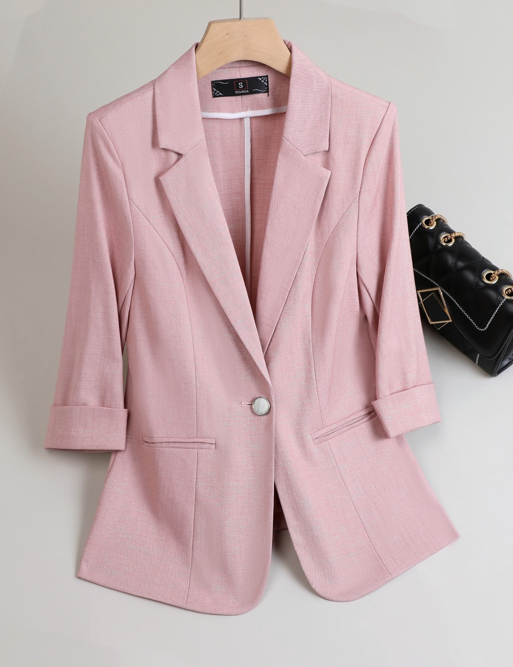 Overalls coat short sleeve business suit for women