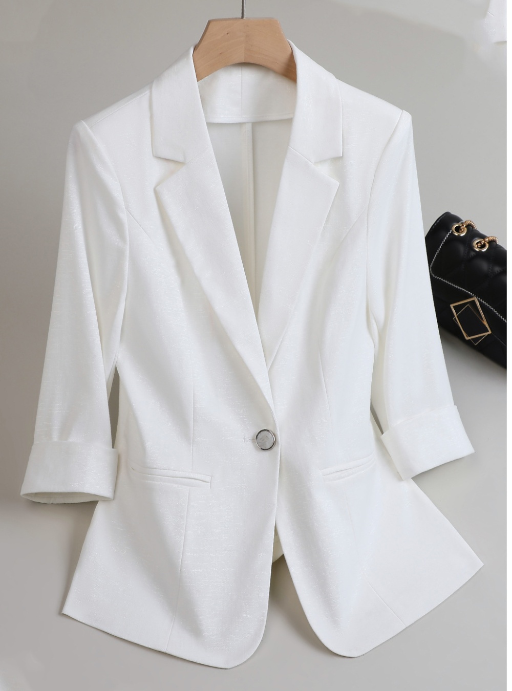 Overalls coat short sleeve business suit for women