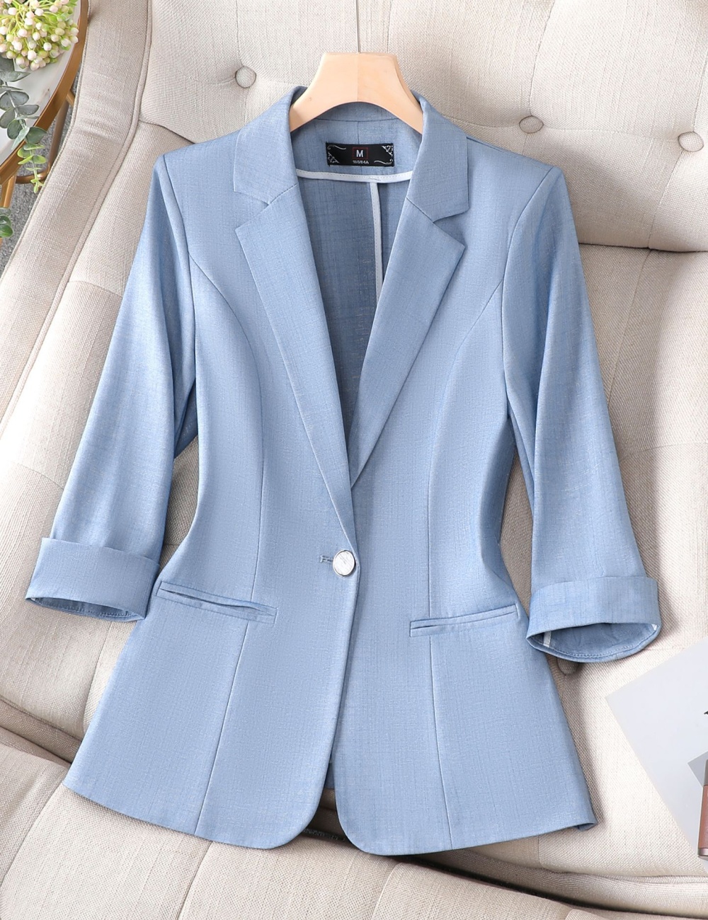 Overalls coat short sleeve business suit for women