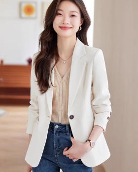 Long sleeve overalls business suit profession coat for women