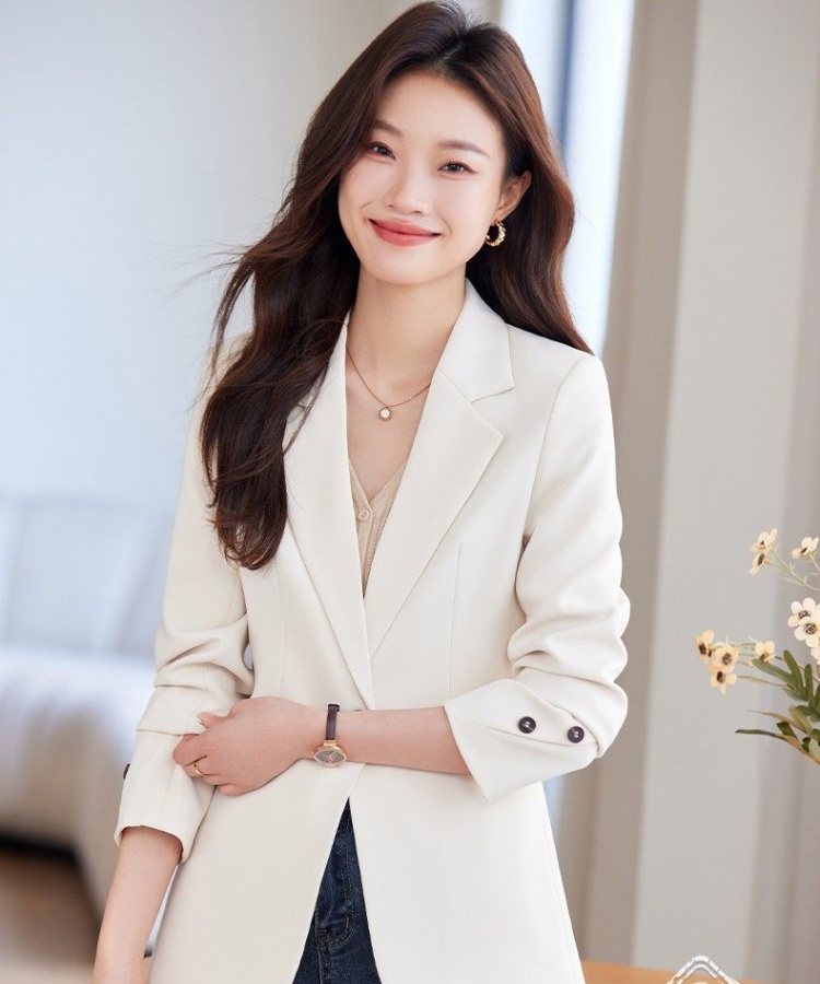 Long sleeve overalls business suit profession coat for women