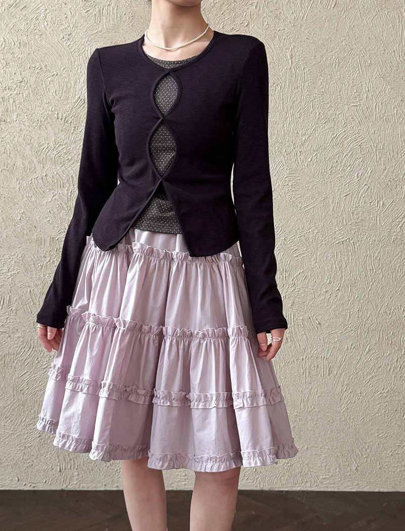 Lace cake spring skirt countryside fresh short skirt