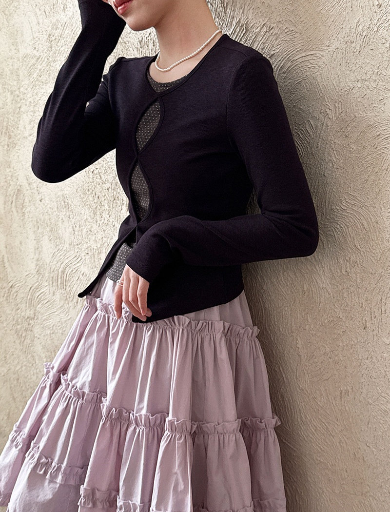 Lace cake spring skirt countryside fresh short skirt