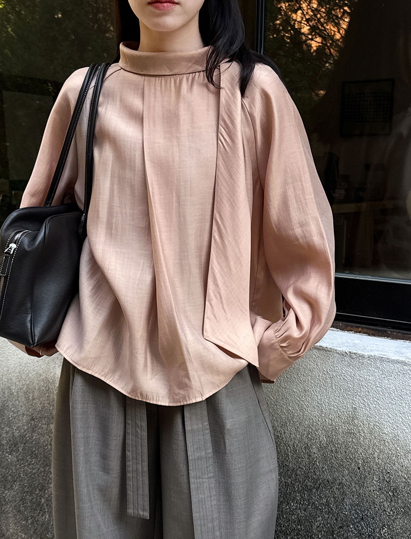 Tender all-match spring long sleeve shirt