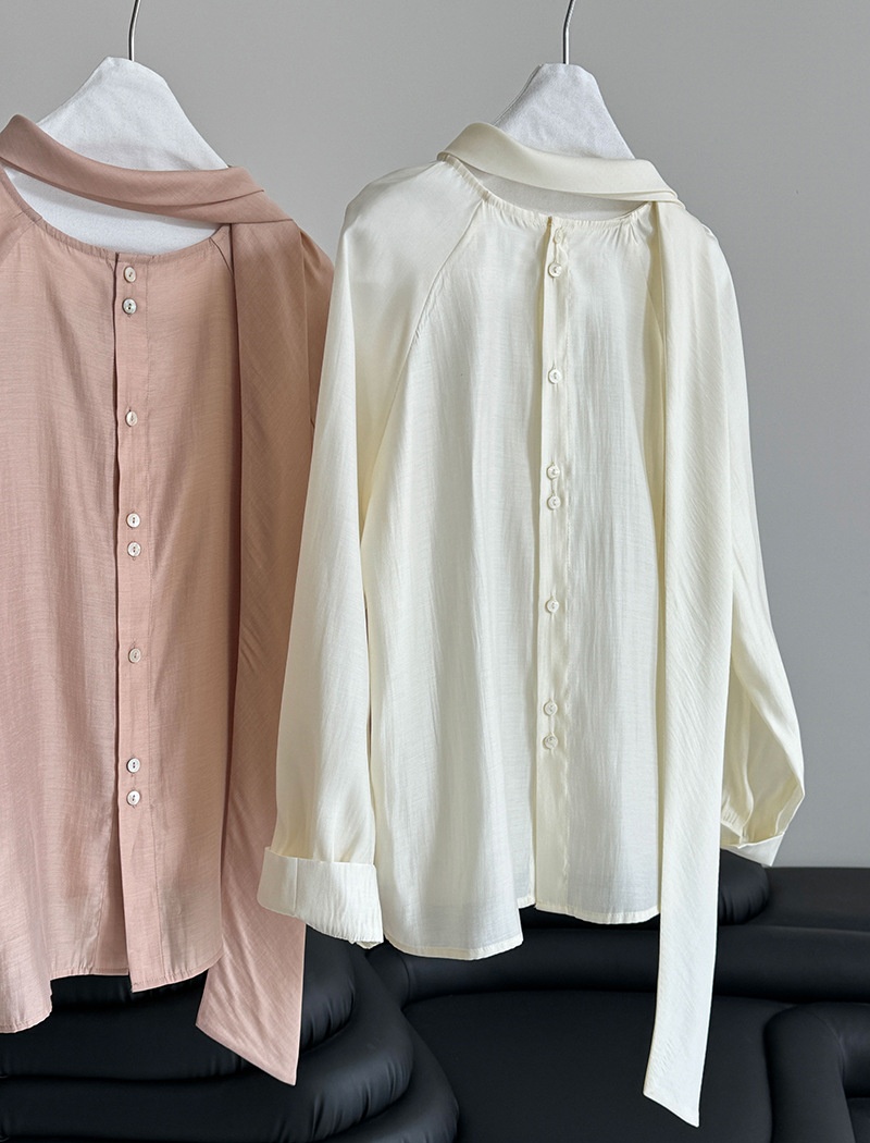 Tender all-match spring long sleeve shirt