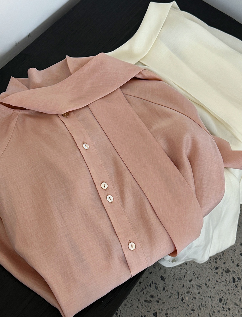 Tender all-match spring long sleeve shirt