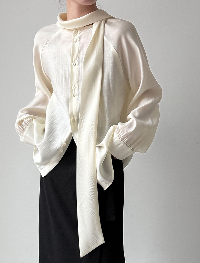 Tender all-match spring long sleeve shirt