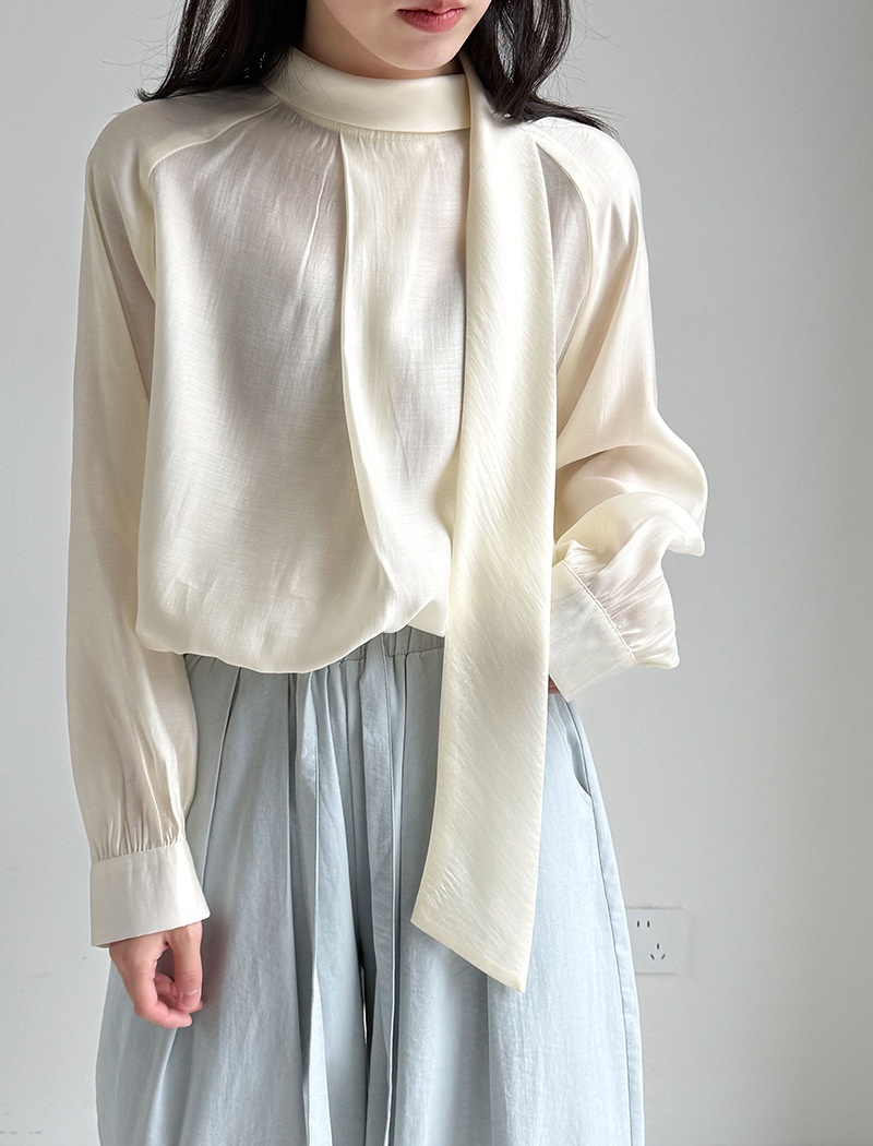 Tender all-match spring long sleeve shirt