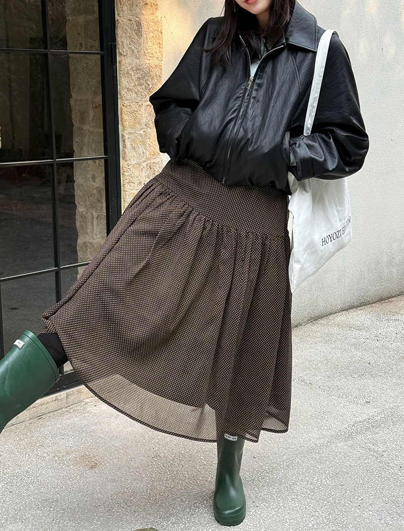 Korean style lapel leather coat niche jacket for women