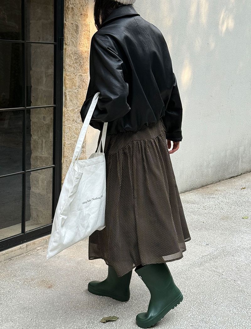 Korean style lapel leather coat niche jacket for women