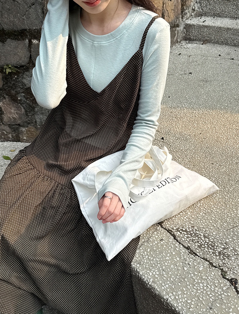 Inside the ride spring bottoming shirt slim tops