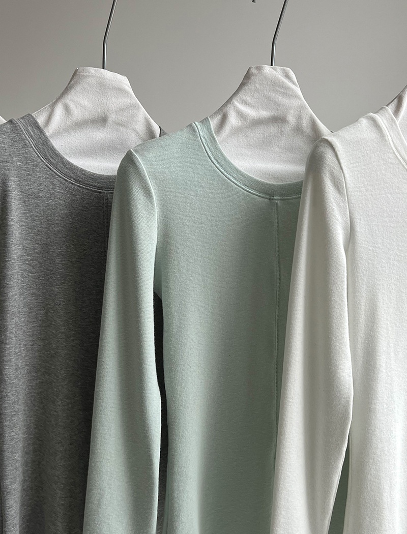 Inside the ride spring bottoming shirt slim tops