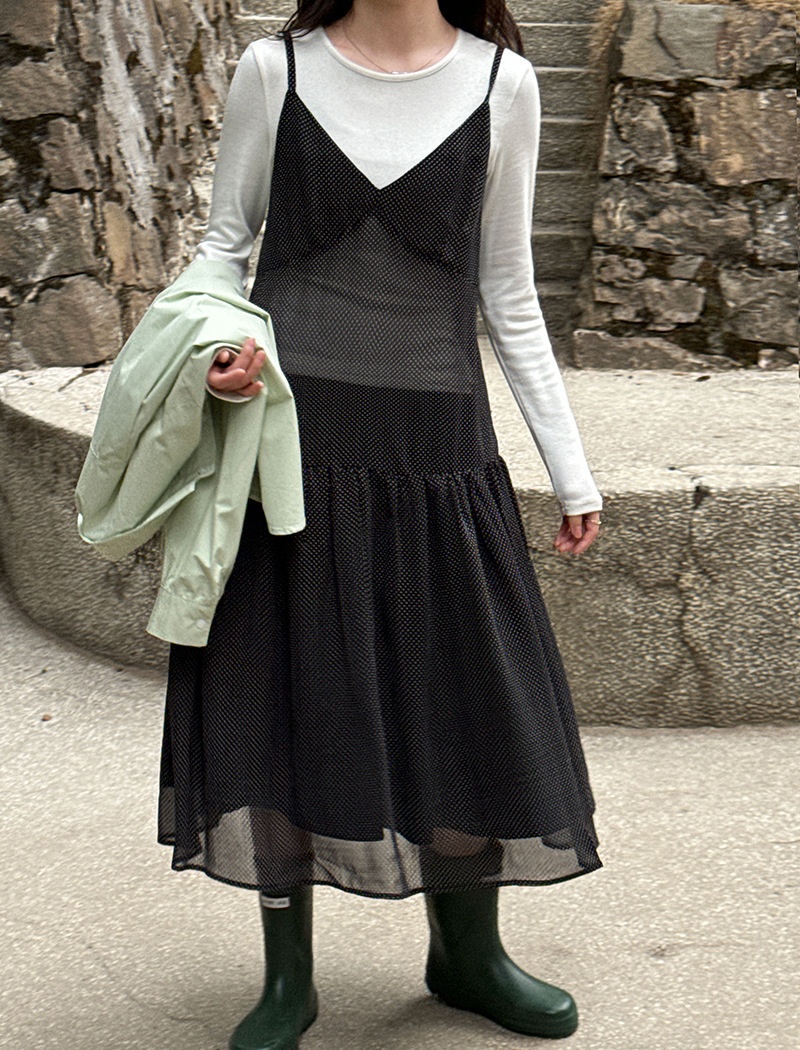 Lazy strap dress niche sleeveless dress for women