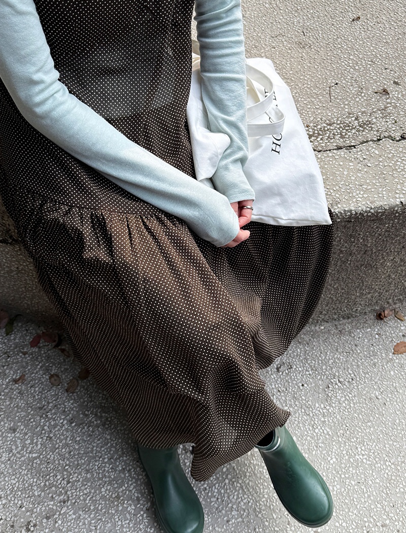 Lazy strap dress niche sleeveless dress for women