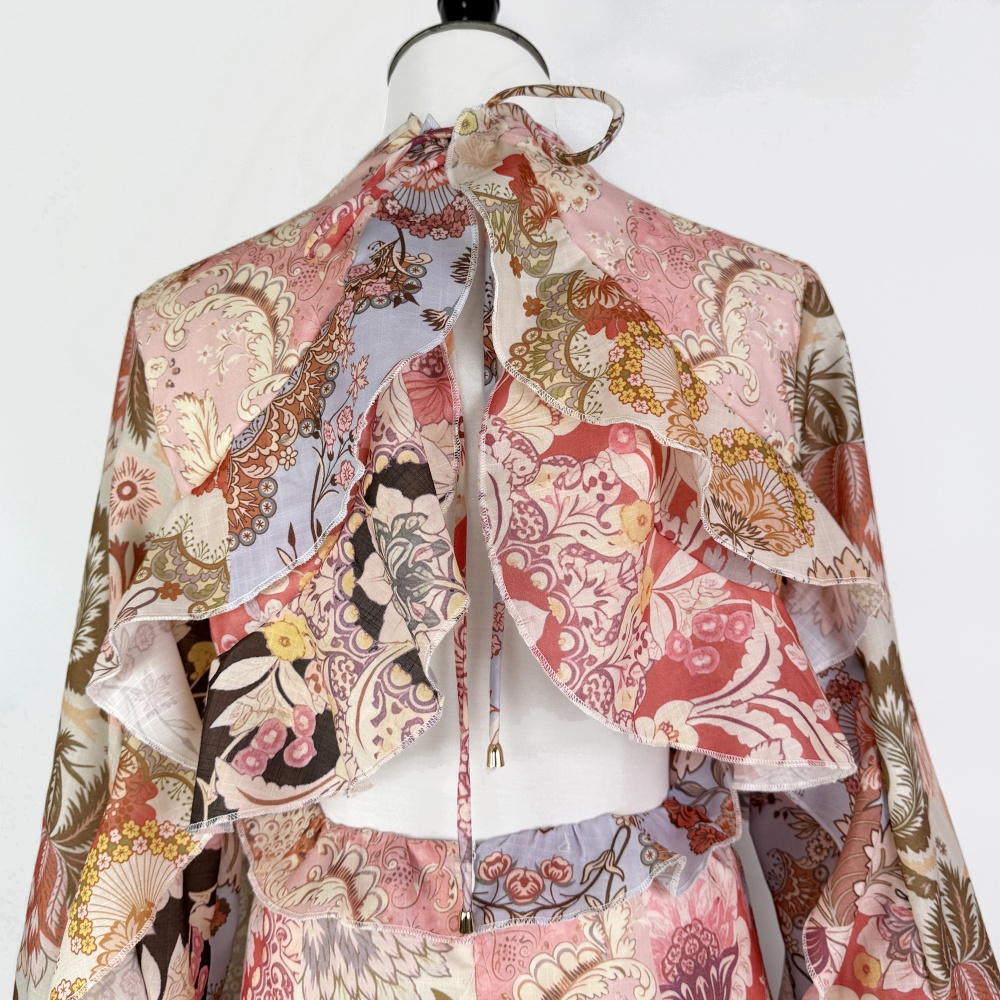 Halter big skirt jumpsuit spring long dress