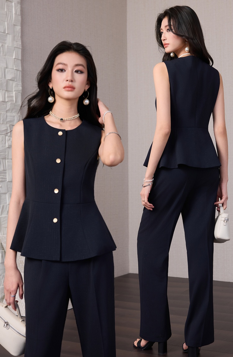 Profession summer coat thin waistcoat a set