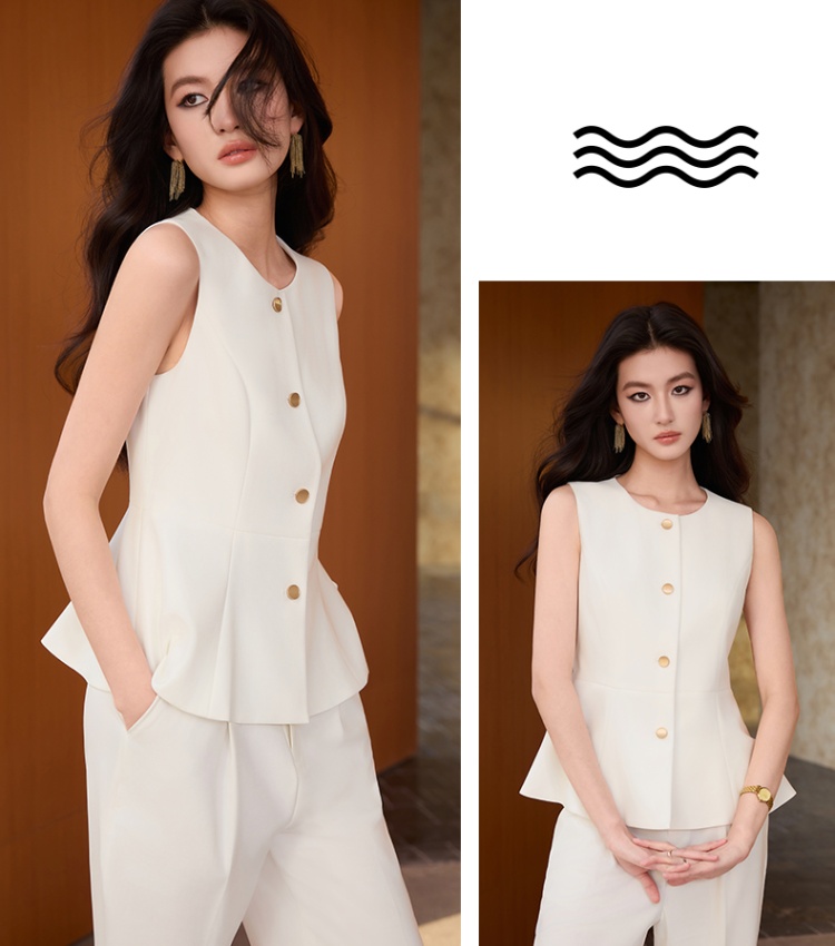 Profession summer coat thin waistcoat a set