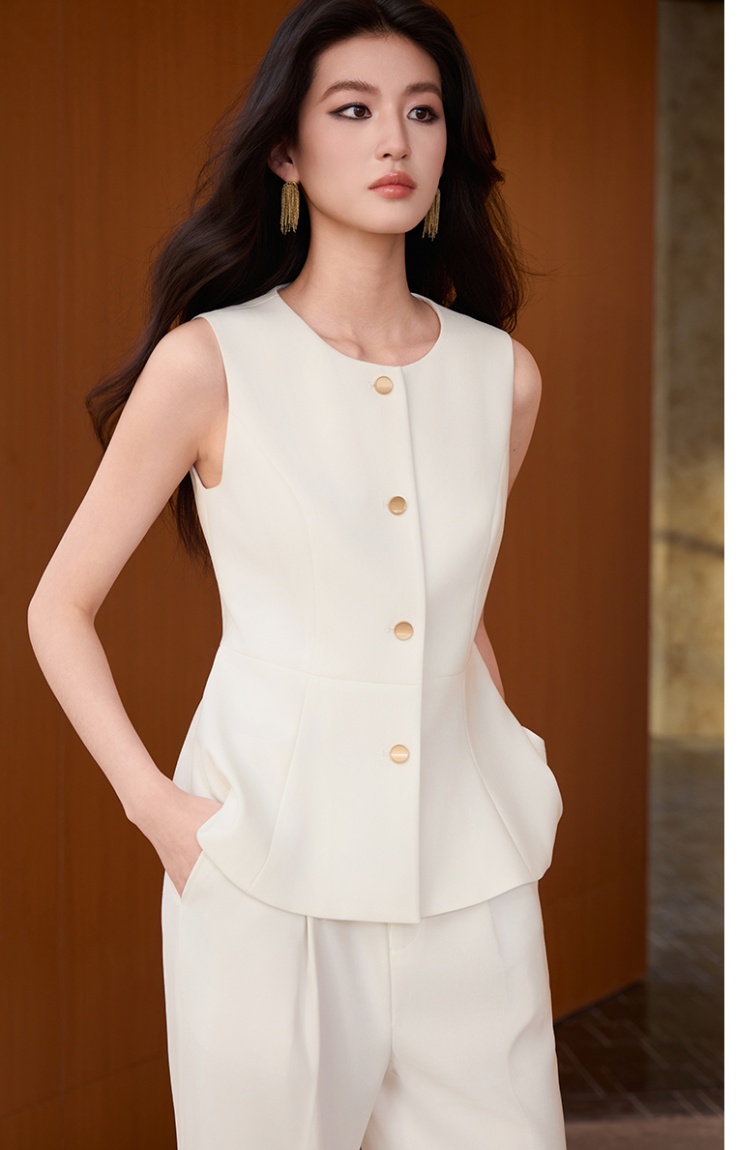 Profession summer coat thin waistcoat a set