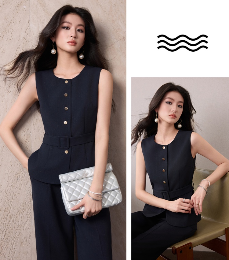 Profession business suit thin suit pants a set