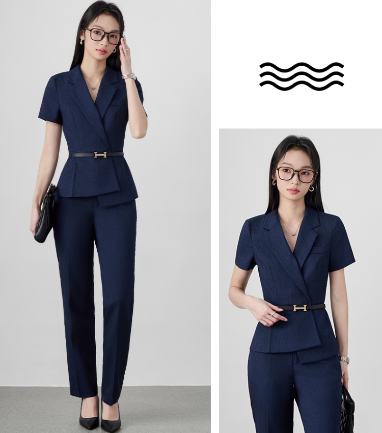 Summer profession business suit thin coat a set for women