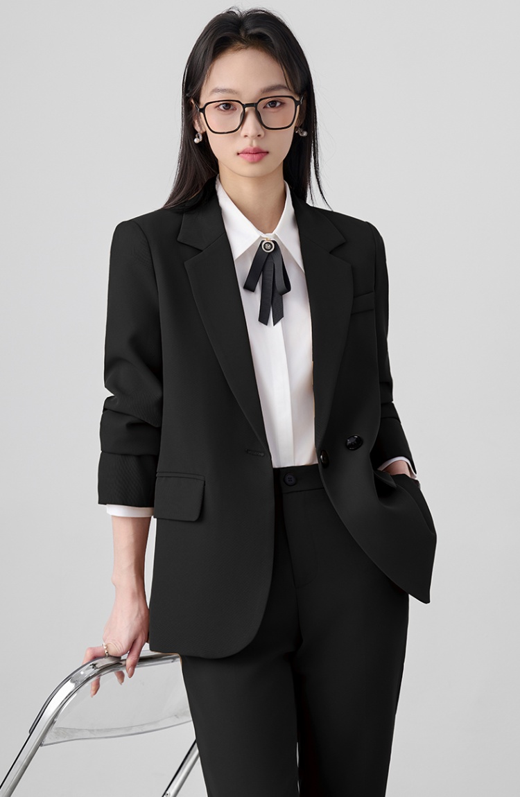 Profession summer business suit thin coat a set