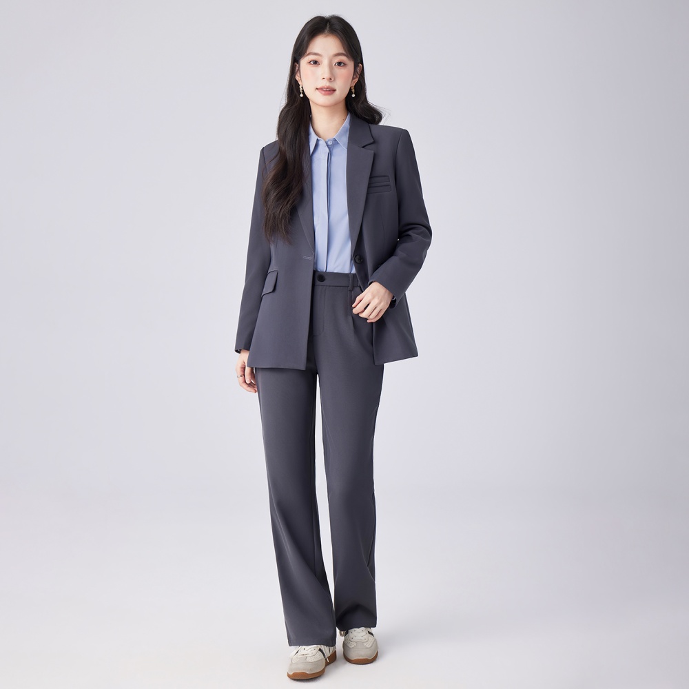 Big student suit pants business suit 2pcs set for women