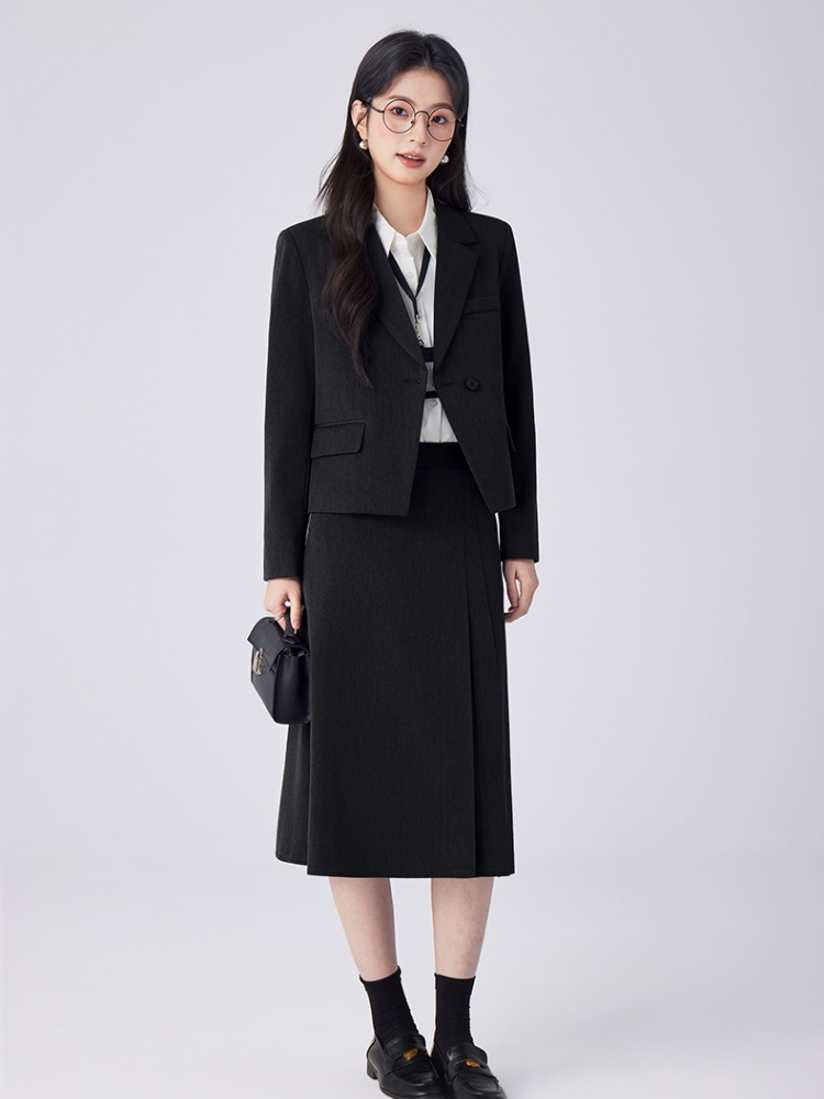Spring skirt temperament business suit a set for women