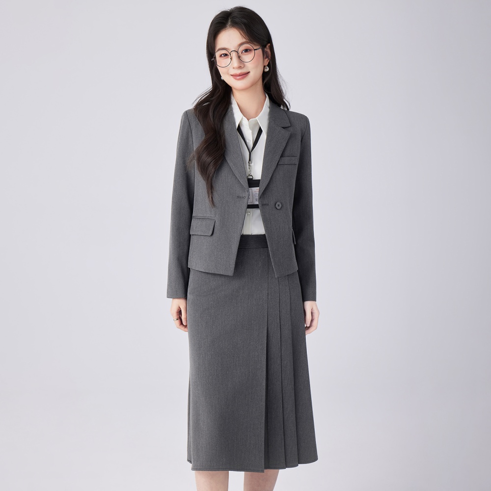 Spring skirt temperament business suit a set for women