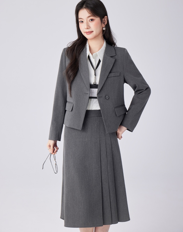Spring skirt temperament business suit a set for women