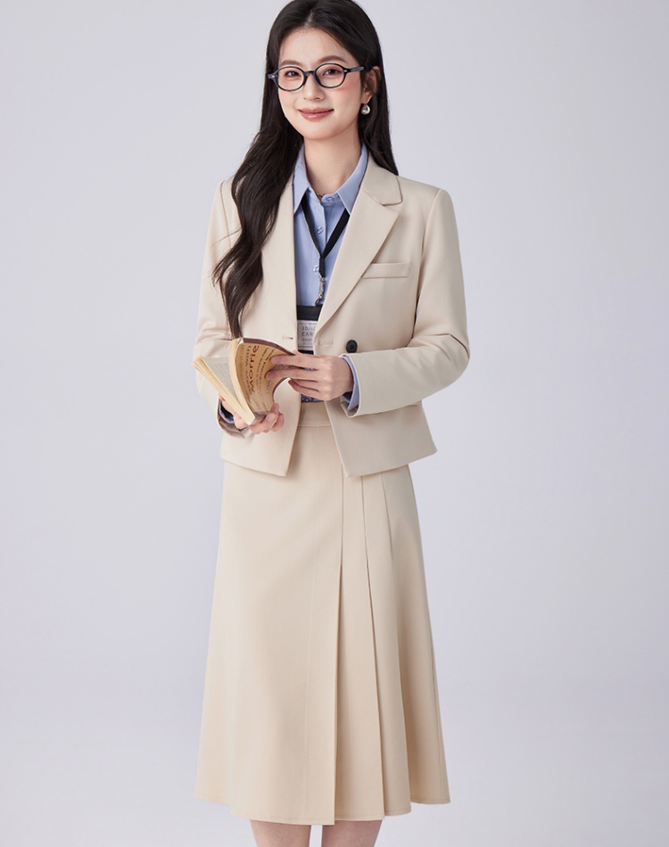 Spring skirt temperament business suit a set for women