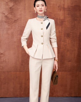 Summer profession suit pants overalls coat a set for women