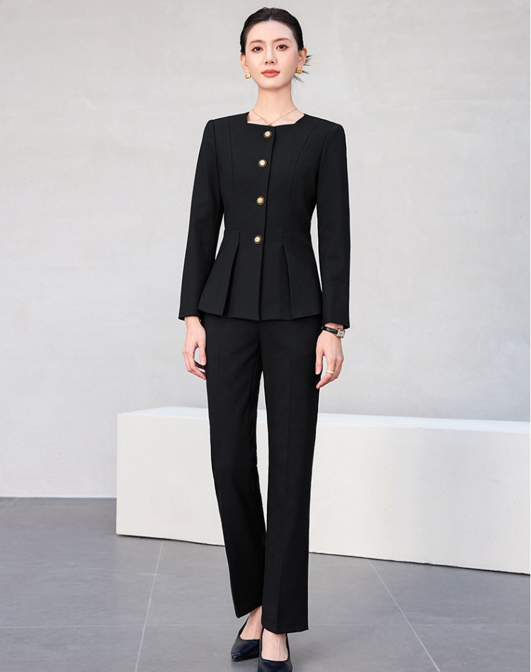 Summer profession suit pants overalls coat a set for women