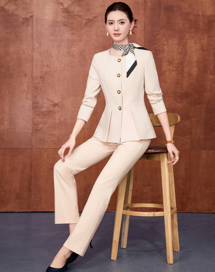 Summer profession suit pants overalls coat a set for women