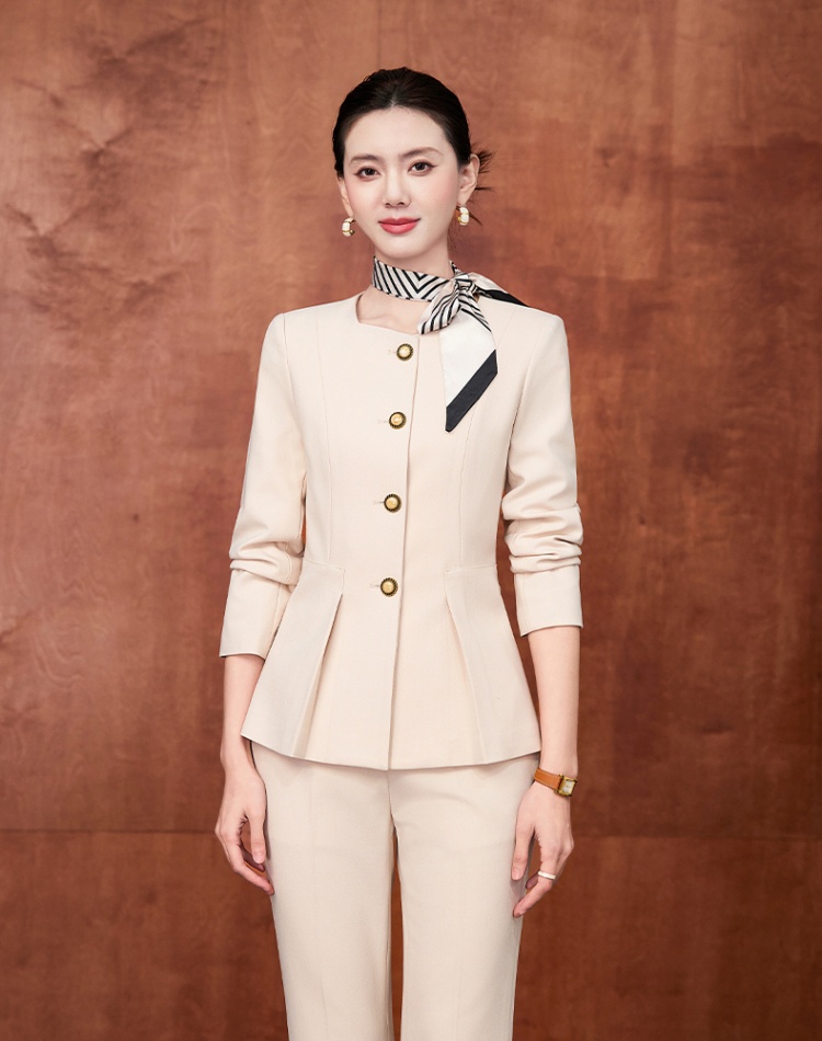 Summer profession suit pants overalls coat a set for women