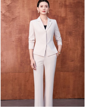 Spring and autumn overalls business suit temperament coat a set