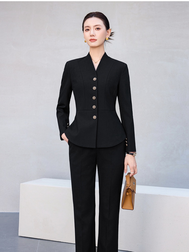 Overalls suit pants business suit a set for women