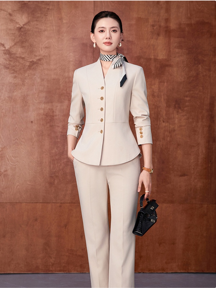 Overalls suit pants business suit a set for women