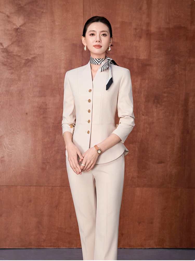 Overalls suit pants business suit a set for women