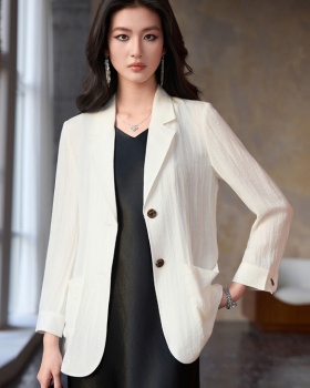 Profession thin coat summer business suit for women