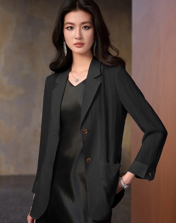Profession thin coat summer business suit for women