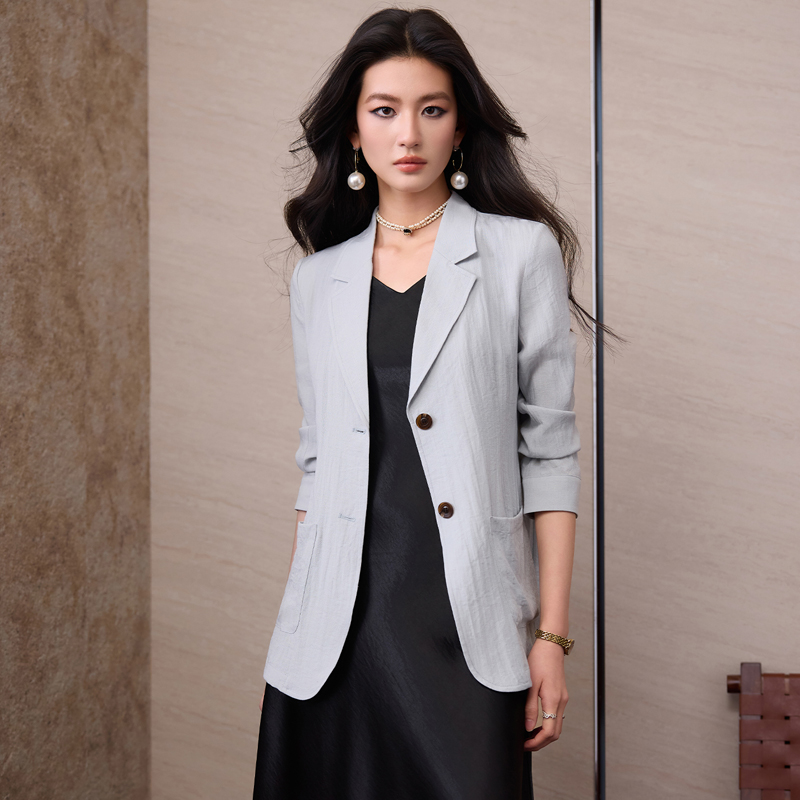 Profession thin coat summer business suit for women