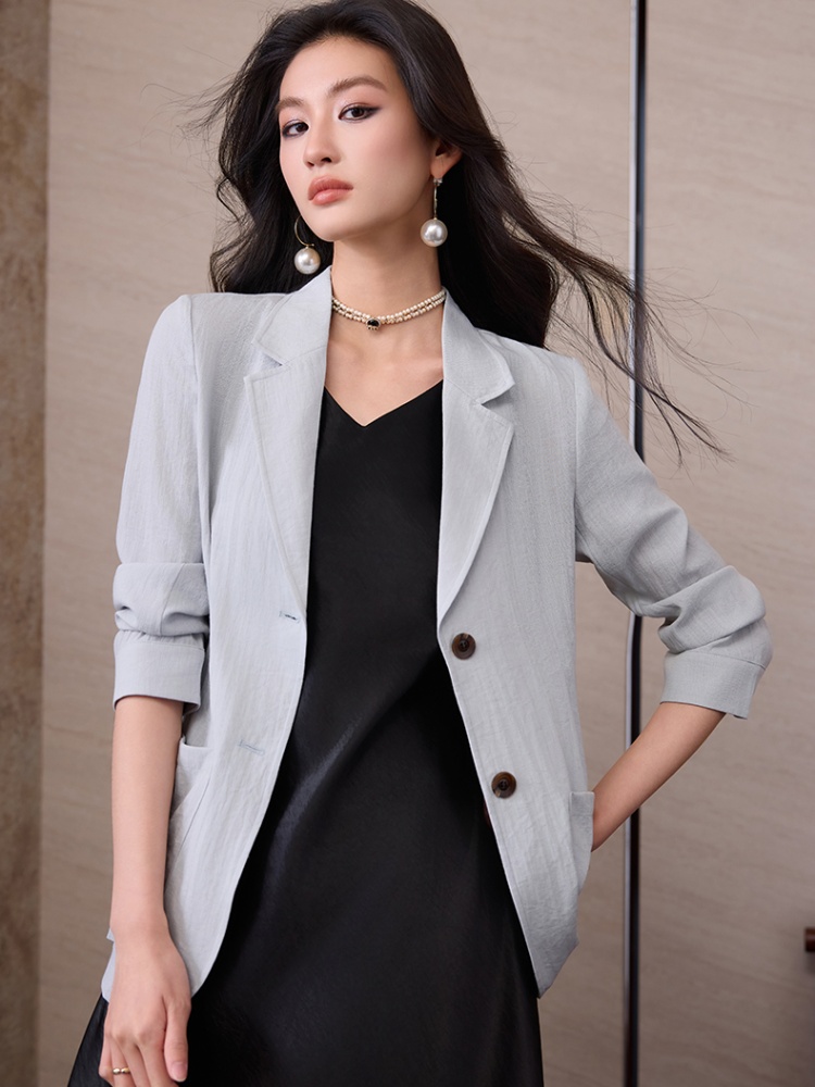 Profession thin coat summer business suit for women