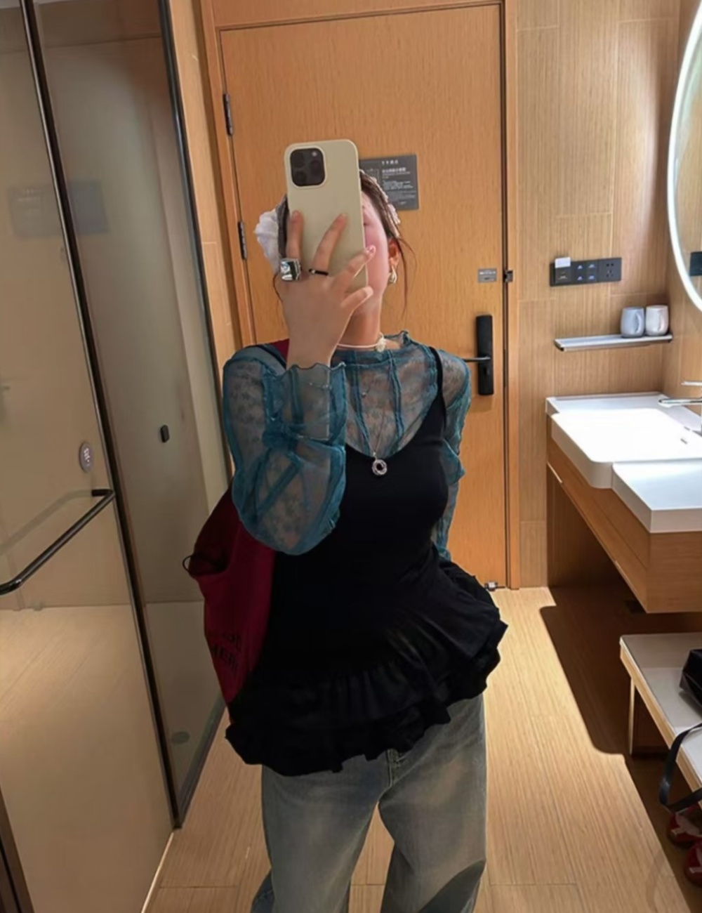 France style Korean style spring sling vest for women