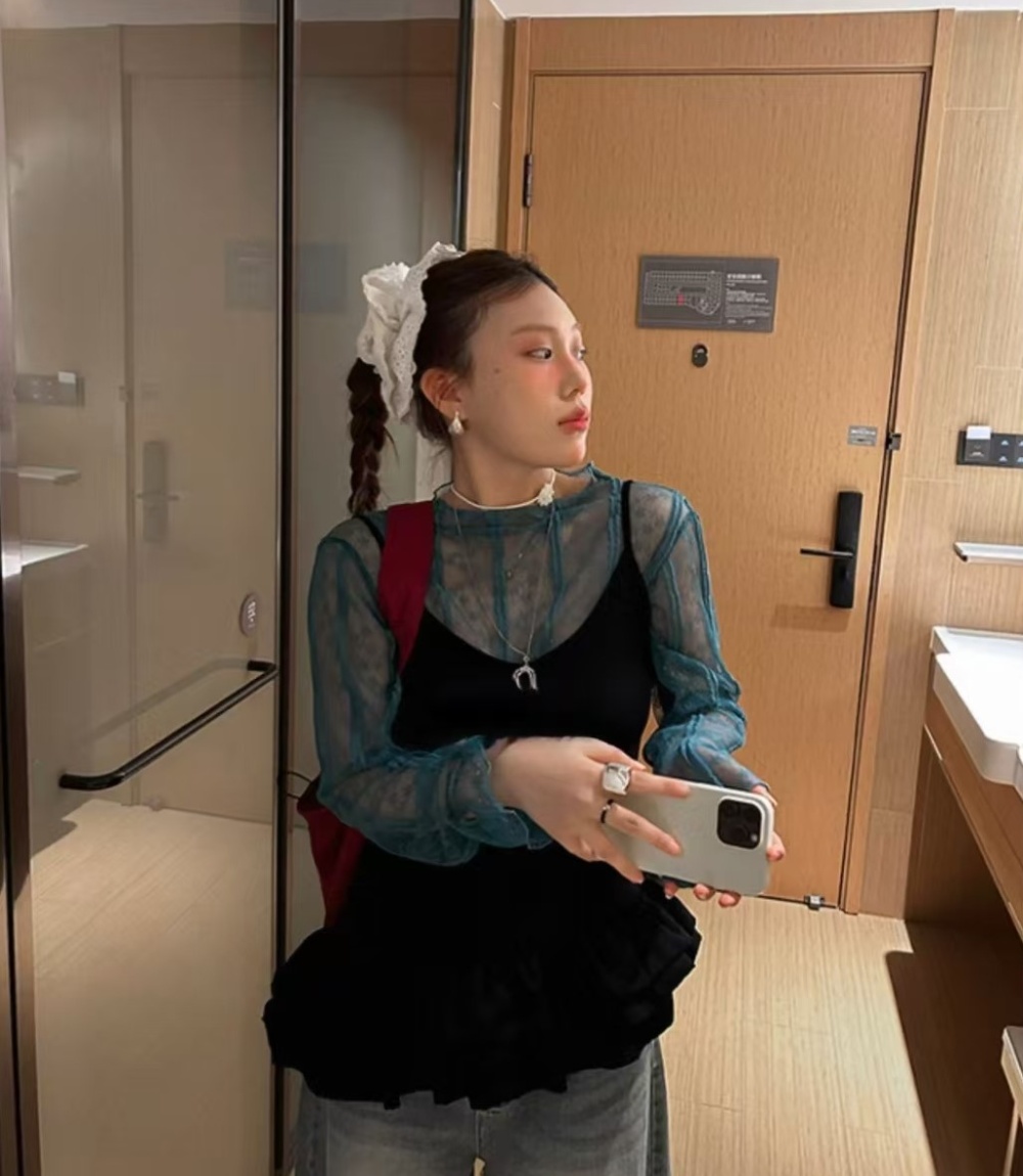 France style Korean style spring sling vest for women